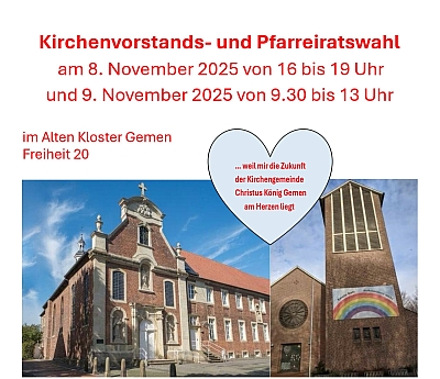 Kirchenvorstands- und Pfarreiratswahlen